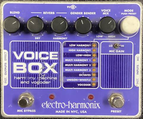 Electro-Harmonix Voice Box - Harmony/Vocodor Pedal